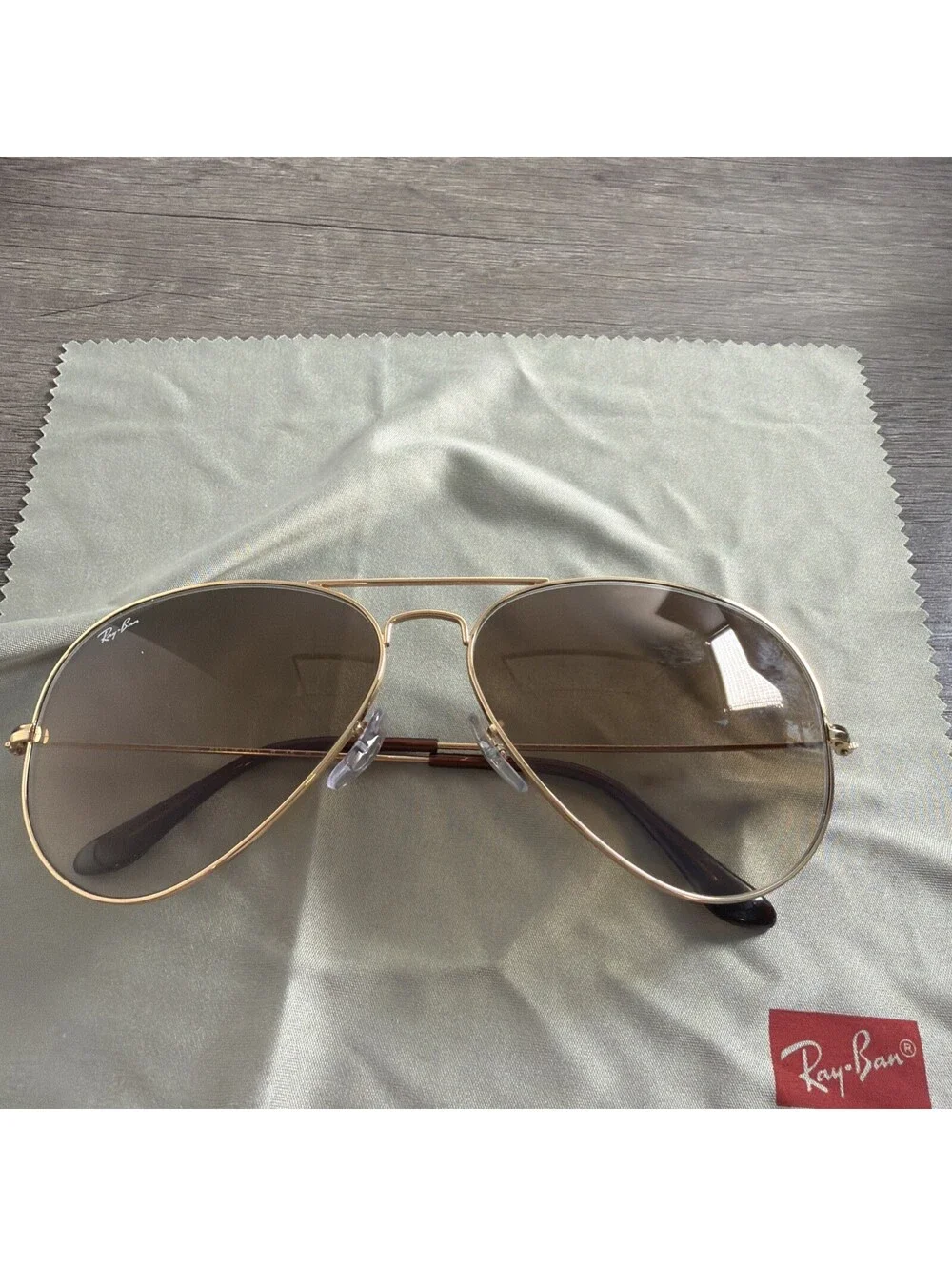 Ray Ban RB3025 001/51 Polished Gold/Brown Gradient Sunglasses 62-14-135